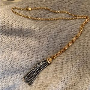 Long tassel necklace